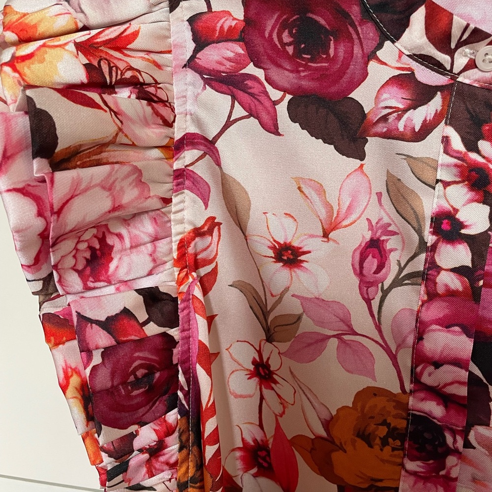 Express Gramercy Floral Blouse size small - Picture 5 of 8